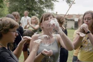 Bubble Schulung auf dem Festival in Polen
